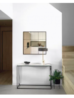 CANDEM square mirror in black metal home design