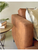 BASIC sofa color choice in leather style fabric