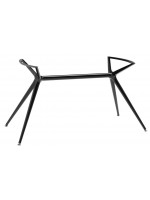 METROPOLIS TABLE BASE L für Tischplatte 180x90 cm Stahlkonstruktion für Tischplatte aus Glas oder Holz oder Quarz oder Laminat