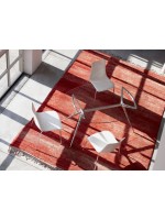 ZEBRA POP struttura a 4 gambe cromate o verniciate antracite sedia in tessuto o ecopelle scelta colore