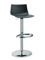 DAY UP TECHNOPOLYMER Tabouret design en lin ou anthracite pour cuisine à domicile et table snack