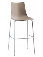 ZEBRA height 80 cm fisoo polymer in a variety of colors for kitchen bar stool
