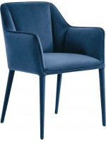 CABER chair with armrests in color choice velvet design home living living room study