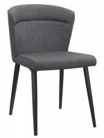 INSTA choix de couleur en similicuir ou tissu rembourré et pieds de chaise en métal