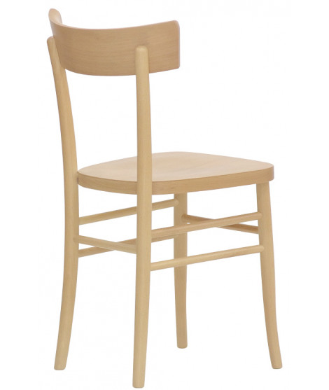 ASTER in legno di faggio scelta colore sedia design casa o contract