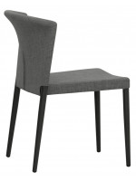 TIRA in white or anthracite aluminum and textilene chair for indoor or outdoor home or contract