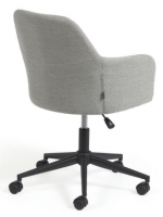 ALANA desk chair with wheels in stain-resistant fabric color choice
