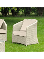 63x67 synthetic weave wicker outdoor Chair MEXICO garden and terraces