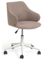 BISIAK color choice in stain-resistant fabric chair with armrests and with wheels for desk