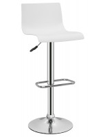 FLORIS color choice in polypropylene and chromed structure with gas elevation stool