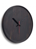 ETRURIA orologio decorativo e funzionante da parete in legno di acacia