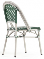 CRIS Chaise empilable en aluminium maison jardin terrasse bar café restaurant hôtel salon de crème glacée