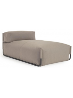 SLEEPER Hocker Sofa Chaiselongue modular extern oder intern aus Aluminium und Outdoor Stoff