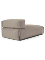 SLEEPER pouf canapé chaise longue modulable externe ou interne en aluminium et tissu outdoor