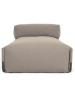 SLEEPER pouf canapé chaise longue modulable externe ou interne en aluminium et tissu outdoor