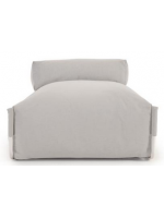 SLEEPER pouf divano chase long modulare esterno o interno in alluminio e tessuto outdoor