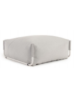 REMEK pouf modulare esterno o interno in alluminio e tessuto outdoor