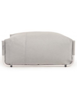 REMEK external or internal modular pouf in aluminum and outdoor fabric
