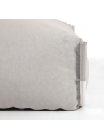 REMEK external or internal modular pouf in aluminum and outdoor fabric