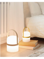 MAGIC Lampe à LED naturelle avec poignée en plastique pour suspendre ou suspendre