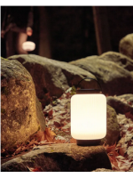 LANTE Lampe LED chaude en polyéthylène et métal pour intérieur ou extérieur