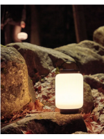 LANTE Warm LED lamp in polyethylene and metal for indoor or outdoor
