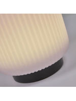 LANTE Lampe LED chaude en polyéthylène et métal pour intérieur ou extérieur