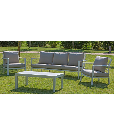 AMOSA aluminum lounge set for outdoor and indoor
