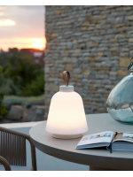 KOLA Lampe LED chaude en polyéthylène pour intérieur ou extérieur