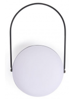 RENE' Warme LED Lampe aus Polyethylen und Metall Farbwahl für den Innen und Außenbereich
