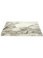 MARBLE ALMERIA cuadrada o rectangular planta superior en diferentes tamaños para mesa exterior para bares restaurantes