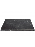 MARBLE MARQUINA cuadrada o rectangular planta superior en diferentes tamaños para mesa exterior para bares restaurantes