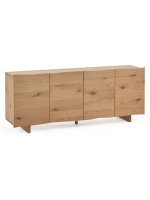 ANICA buffet 180 cm plaqué chêne finition naturelle design home living