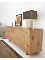 ANICA sideboard 180 cm veneered oak with natural finish design home living