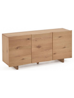 ANICA buffet 150 cm plaqué chêne finition naturelle design home living