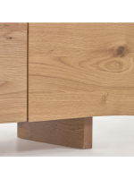ANICA TV cabinet 200 cm veneered oak with natural finish design home living