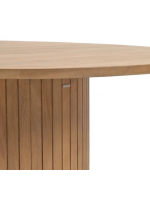 BASCO table in solid wood slat design living home