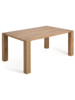 ARON choice of fixed table size in natural oak design furniture