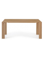ARON choix de la taille de la table fixe en chêne naturel meuble design