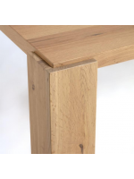 ARON choice of fixed table size in natural oak design furniture