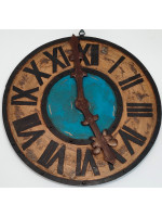 CLICK diam 80 cm decorative wall clock with a vintage design