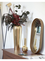 ALAMIN vaso decorativo in metallo ottone