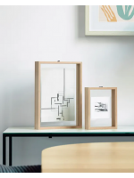 PRESS wooden frame for free-standing or to hang on the wall