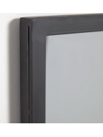 ELISIR floor mirror in black metal