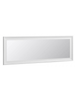 SEVEN 52x152 cm in legno bianco specchio rettangolare living