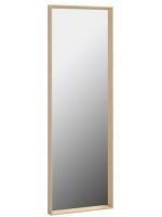 CAMBRIDG 152x52 cm with frame in natural or dark wood rectangular mirror home living