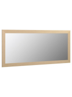 MALMO 180x80 cm with frame in natural or dark wood rectangular mirror home living