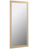 MALMO 180x80 cm avec cadre en bois naturel ou foncé miroir rectangulaire home living