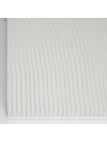 COMIAN 80x110 cm quadro su tela bianca con rilievi e trame fatti a mano