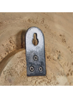 DUNE Ø50 cm dekorative Platte oder Wandpaneel aus bearbeitetem Holz